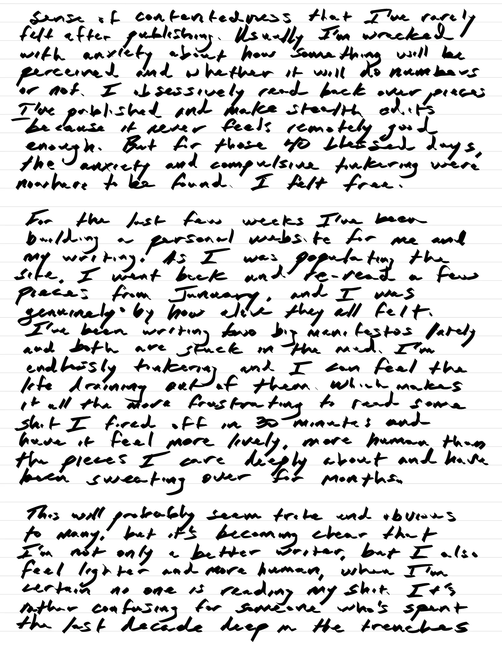 Handwritten page 2 of 4