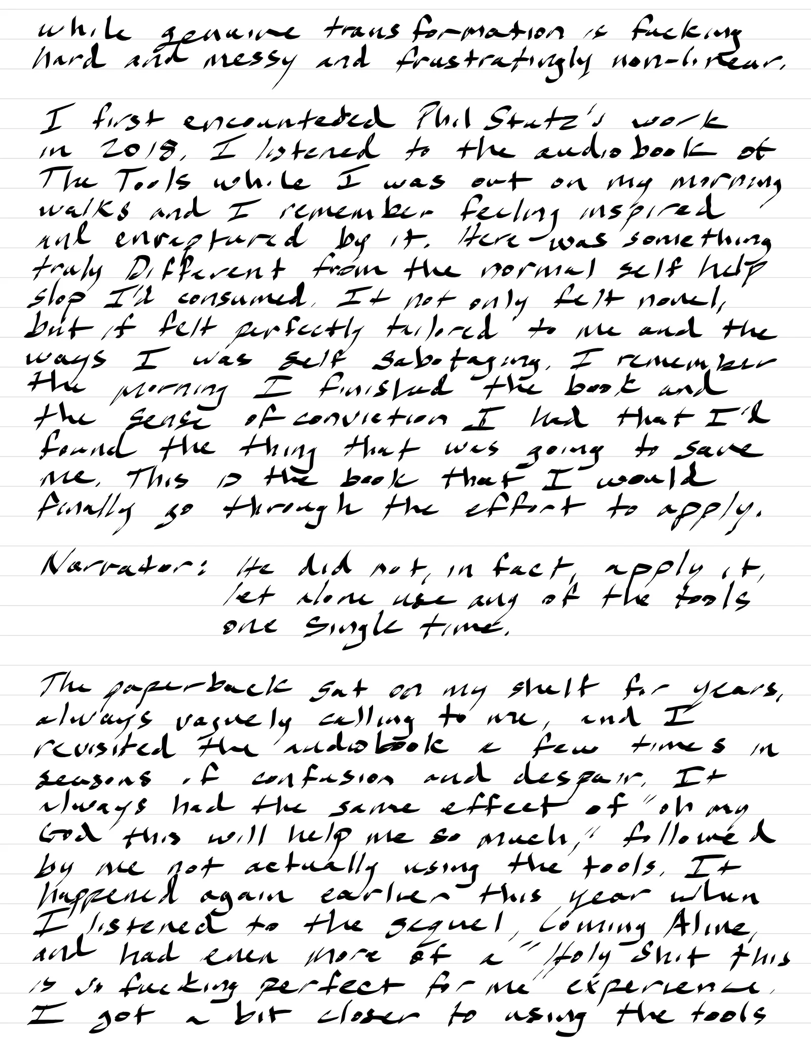 Handwritten page 2 of 4